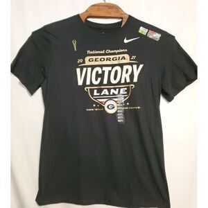 Nike Georgia Bulldogs UGA College Football National Champions Large Black‎ Shirt